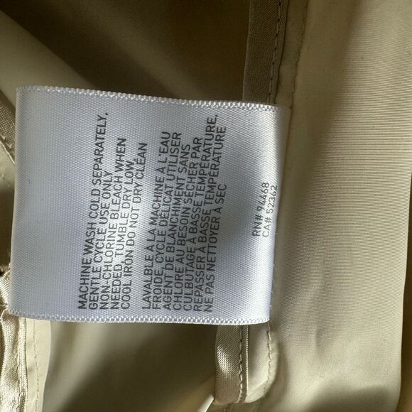 Laundry By Shelli Segal Windbreaker Trench Coat Rain Jacket With Silver Hardware - Picture 8 of 8